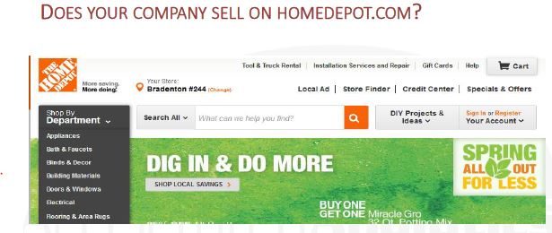 Home Depot Online Sales